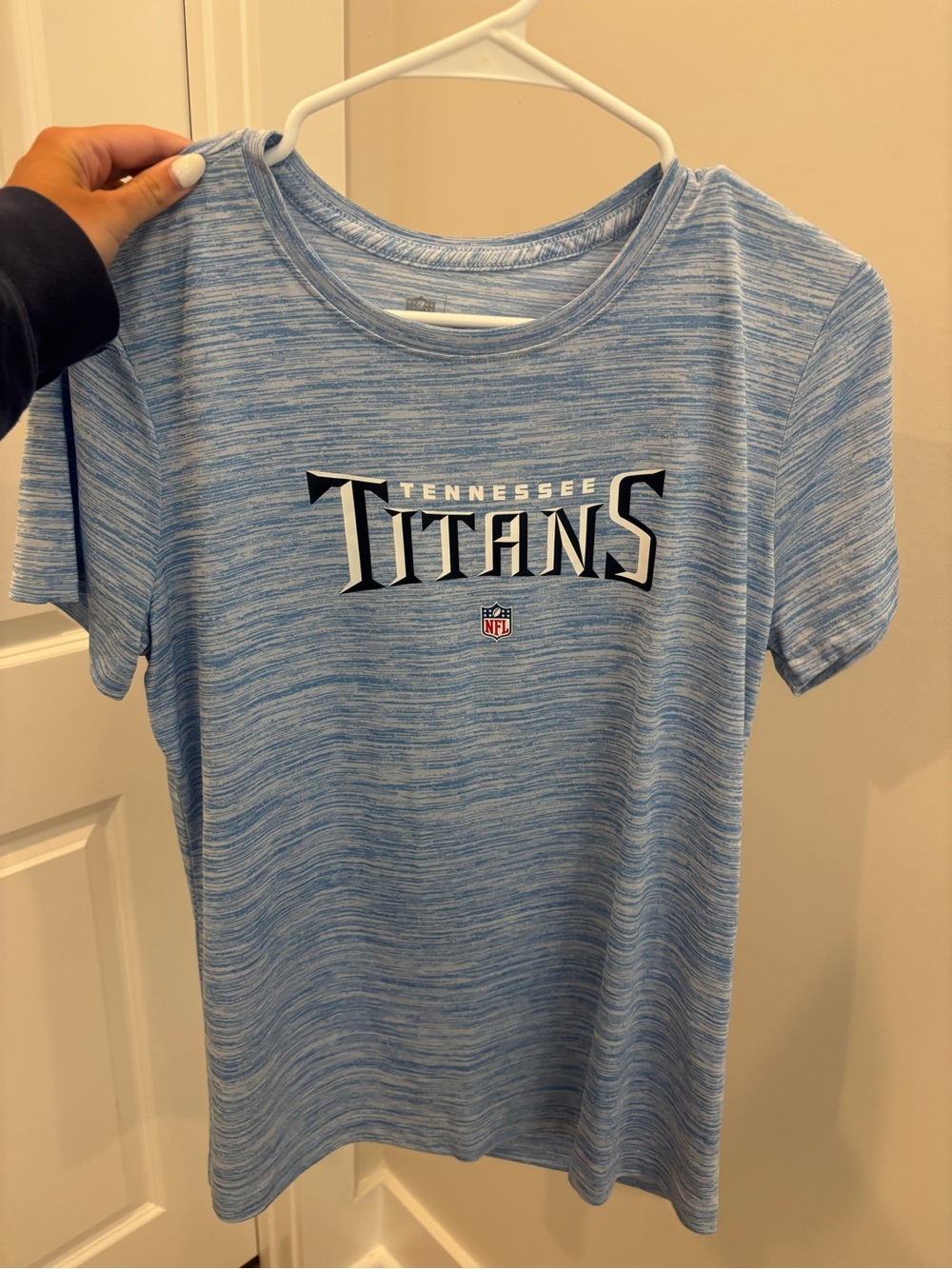 Nike Tennessee Titans Heathered Light Blue Tee